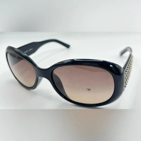 Roberto Steffani RS72 Black Oval Sunglasses Frames Only - Picture 2 of 8